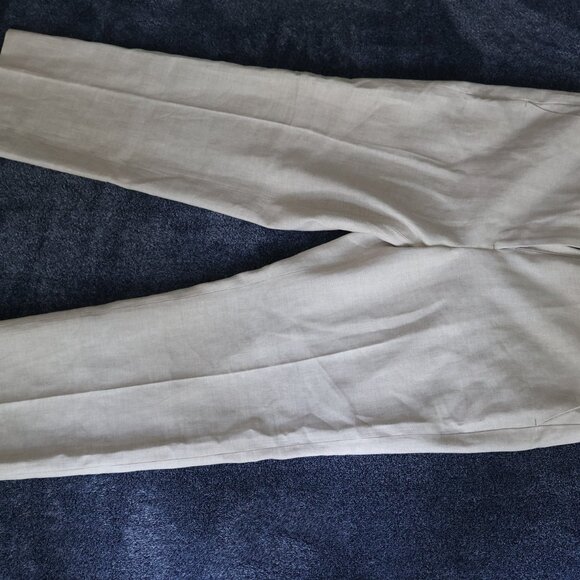 J Crew Kate straight-leg pant in stretch linen blend - Picture 3 of 4